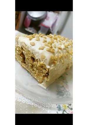 Φωτογραφία της συνταγής Κέικ με φυστικοβούτυρο και καραμέλες