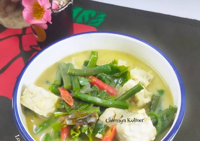 Resep Lodeh Kacang Panjang Daun Melinjo Oleh Chiensyn Kuliner Cookpad