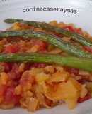 Sopas perotas -con patatas y espárragos-