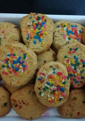 A picture of Sprinkle cookies.