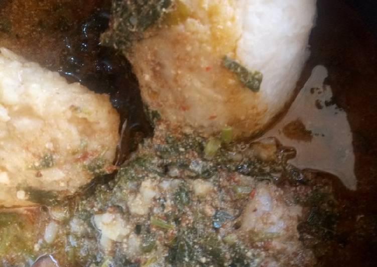 Recipe of Any-night-of-the-week Tuwo miyar vegetable Cooking Basics for Newbies