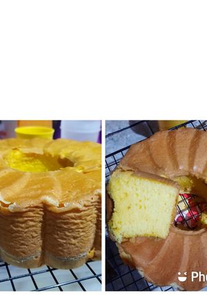 Foto resep Bolu kuning telur tanpa sp
