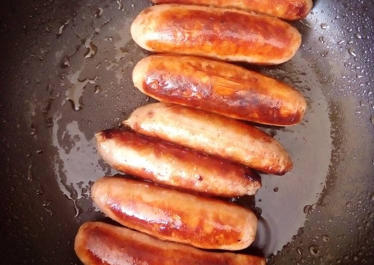 Pork sausages