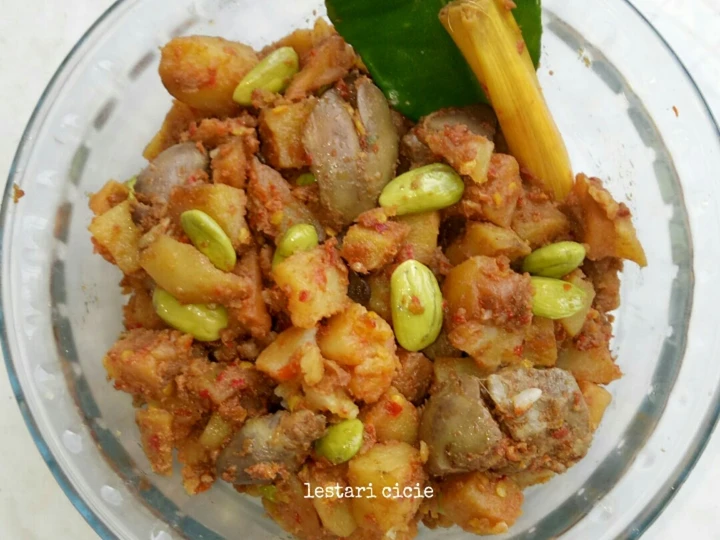 Cara Gampang Membuat Resep Sambal Goreng Kentang Ati Ayam Pete yang Bisa Manjain Lidah Anti Ribet, Bisa Manjain Lidah