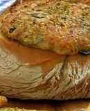 Pão alentejano recheado com Alheira