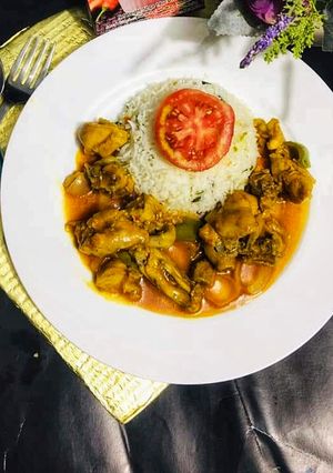 A picture of Chicken jalfrezi.