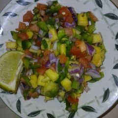 A picture of VashBake Mango Salsa.