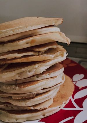 Una foto de Pancakes de naranja