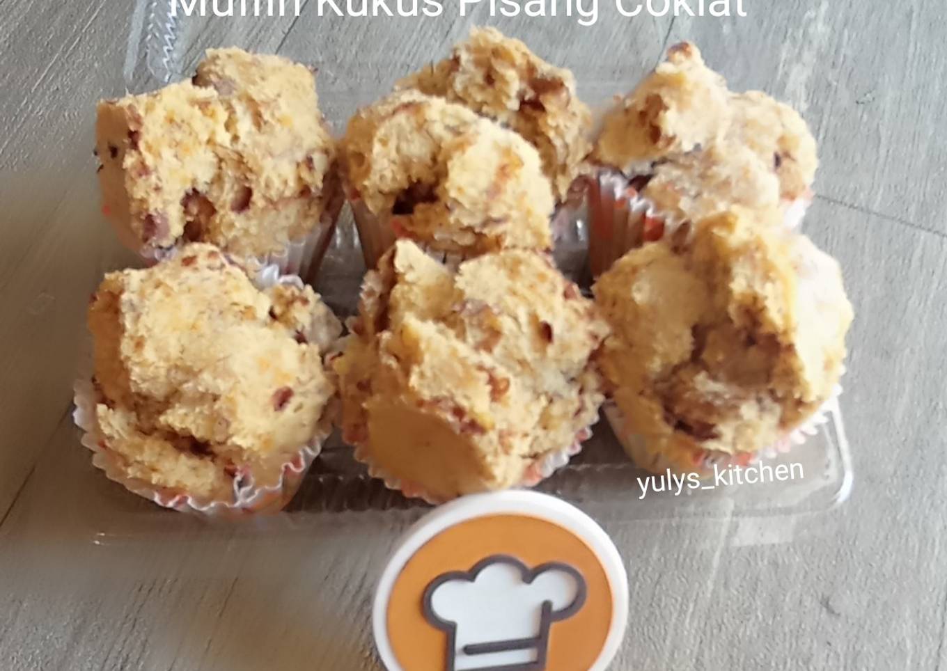 Muffin Kukus Pisang Coklat