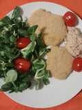 Chickpea Cutlets with Walnut Sauce