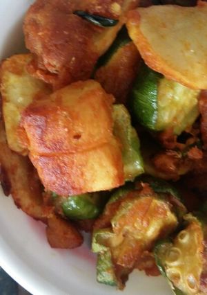 A picture of Bhajia with twist.