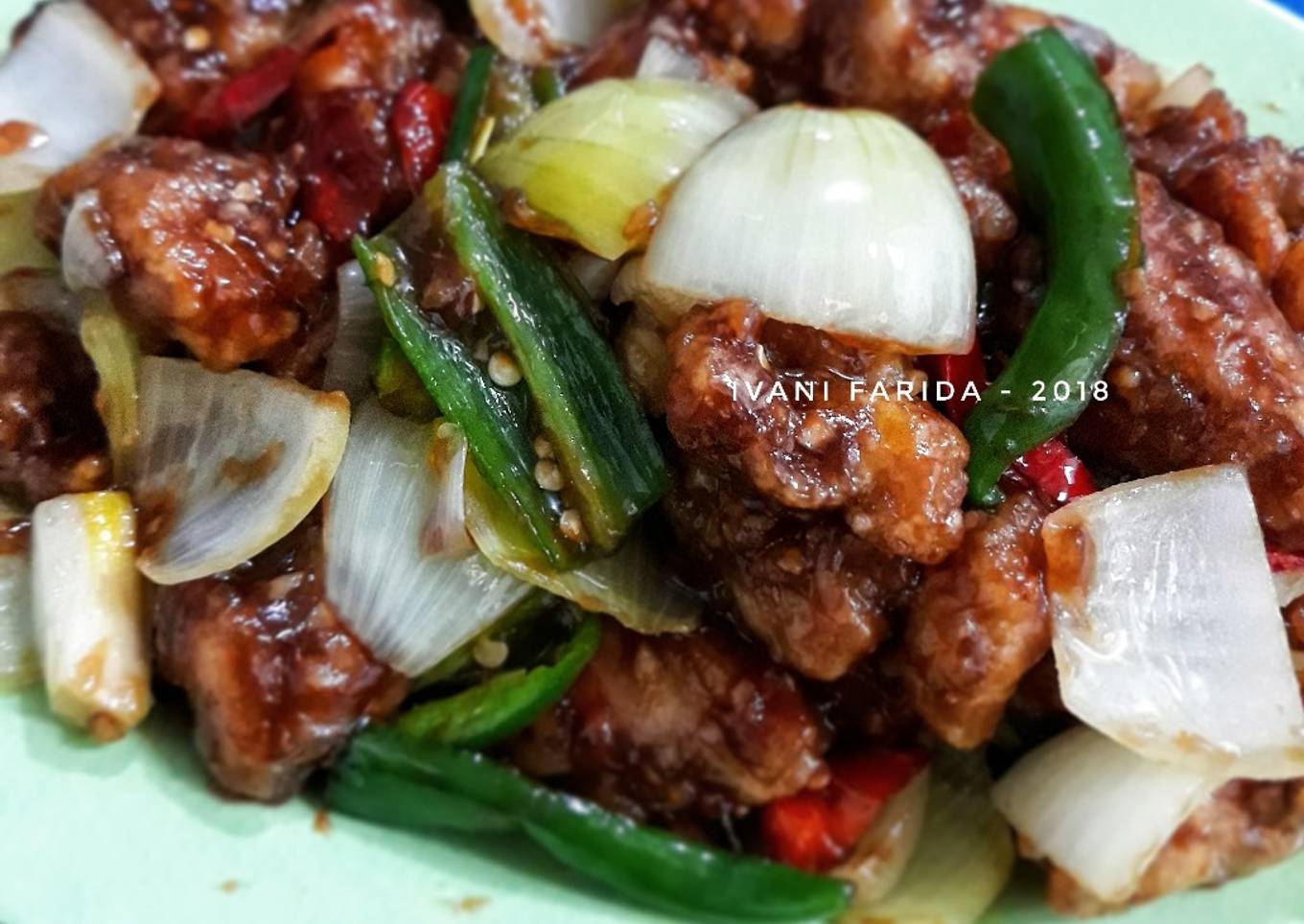 Ayam szechuan simple