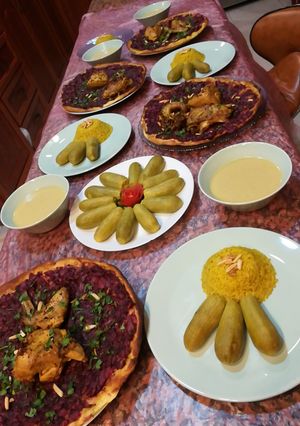 صورة لوصفة كوسا بالبرغل واللبن