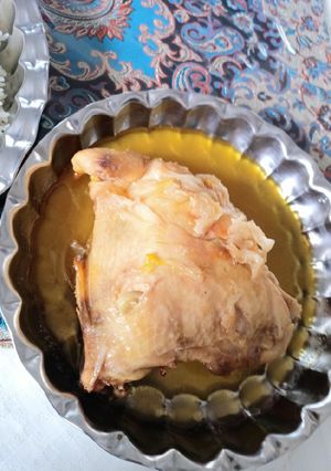 عکسی از دستور مرغ فویلی