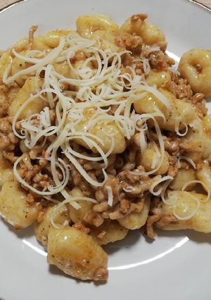 Húsos gnocchi recept fotója