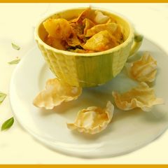 A picture of Papad er Dalna  - Bengali Papad Curry.