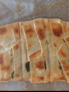 Una foto de Hojaldre de espinacas con queso de cabra