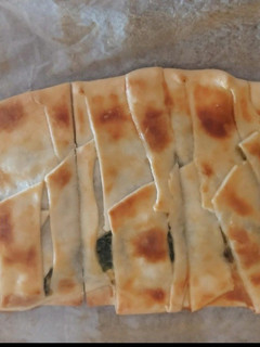 Una foto de Hojaldre de espinacas con queso de cabra