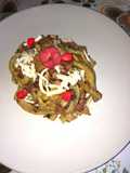 Tagliatelle alla carbonara (Tallarines a la carbonara)