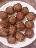 Thịt viên chiên nckd