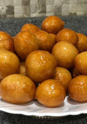 صورة لوصفة لقيمات بطريقتي 😋😍