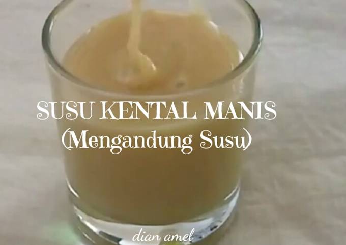 Resep Susu Kental Manis Asli Pake Susu Oleh Dian Amel Cookpad