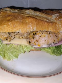 Una foto de Bocadillo de lomo fresco de cerdo
