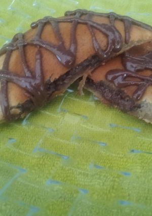 A picture of Stuffed Banana Nutella Pancakes.