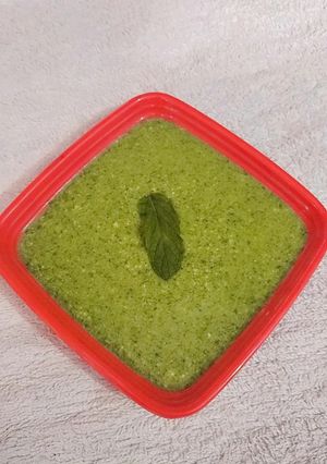 होटल स्टाइल पुदीना चटनी रेसिपी मुख्य फोटो