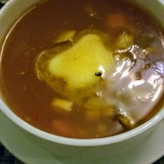 A picture of Vegetable Hot&Sour Soup.