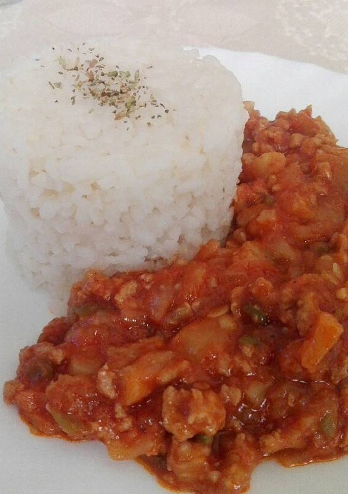 Una foto de Pisto de Verduras con Carne Picada