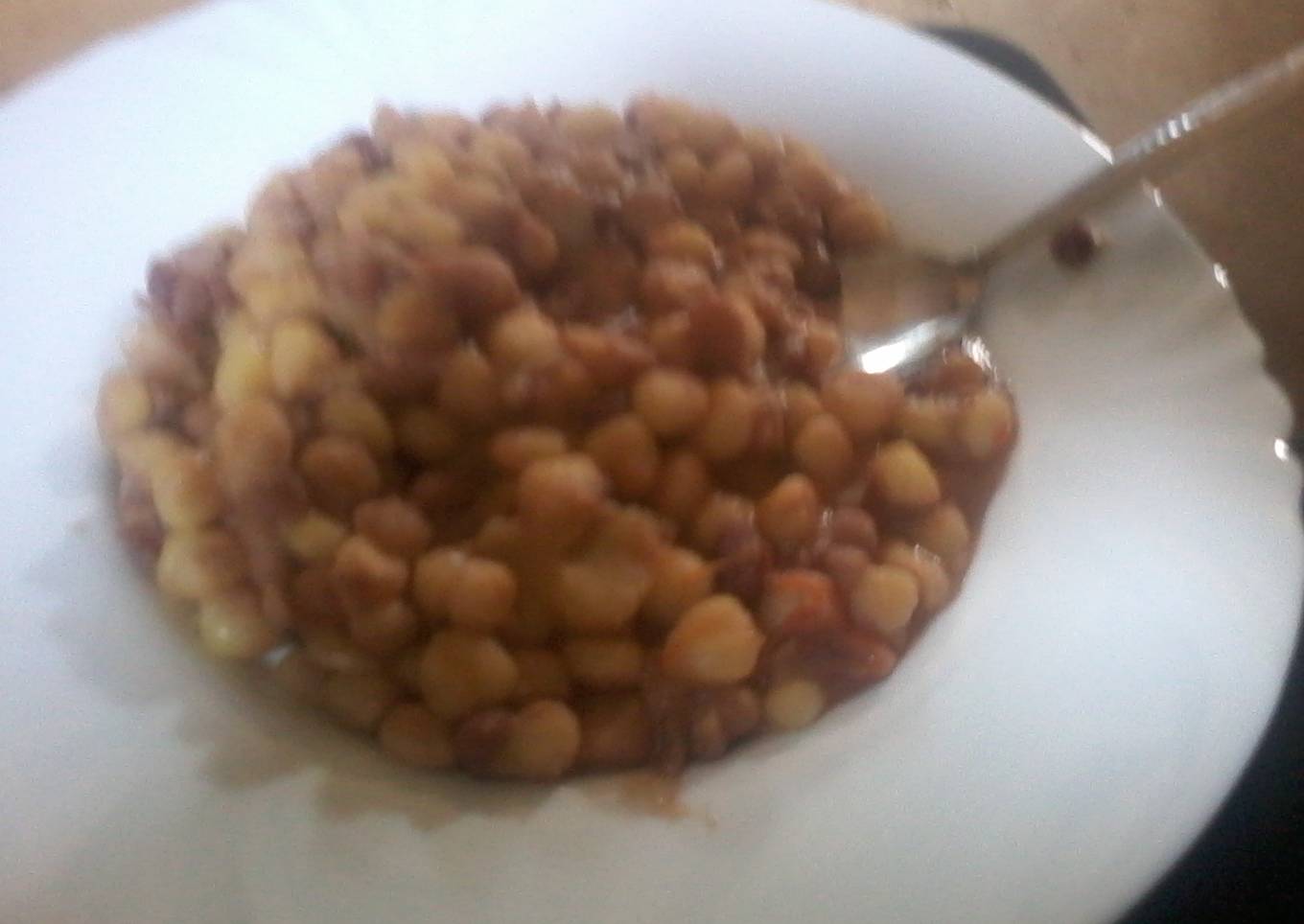 Githeri with viazi