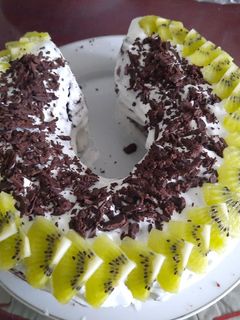 Foto resep Brownies chocolate whipped cream (baking pan)
