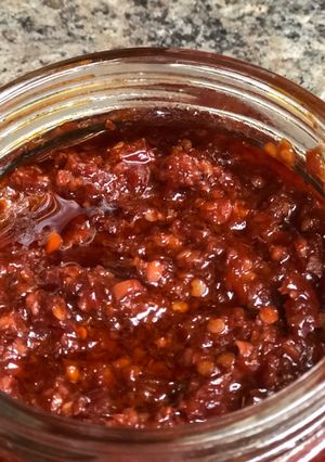 A picture of Schezwan Sauce.