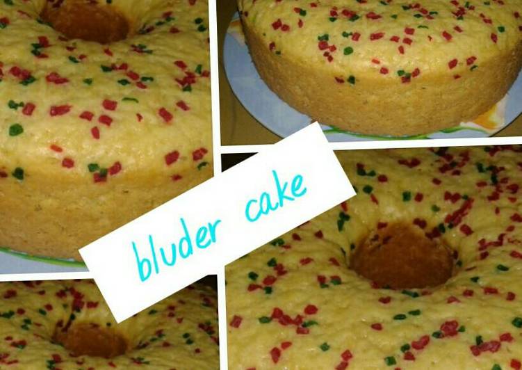 Resep  Bluder cake atau bolu  jadul  oleh Sari Sulistyani 