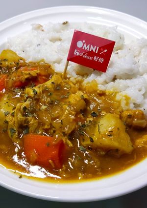 新鮪魚素食咖哩佐孜然飯 的食譜成品照片