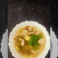 A picture of Veg clear soup.
