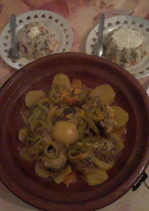 صورة لوصفة طاجن بالسمك