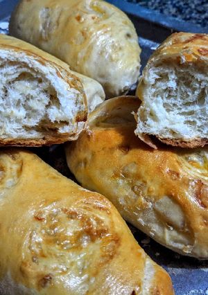 Una foto de PAN🥖Blandito De Cebolla🌰...!