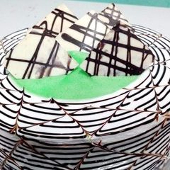 A picture of Zebra cake.