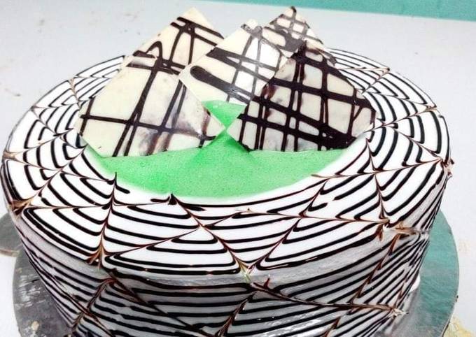 Homemade Zebra Cake Recipe - Design Eat Repeat