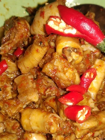 Langkah Gampang Membuat Resep  Cumi asin sambal merah manis yang Enak Banget, Bikin Ketagihan