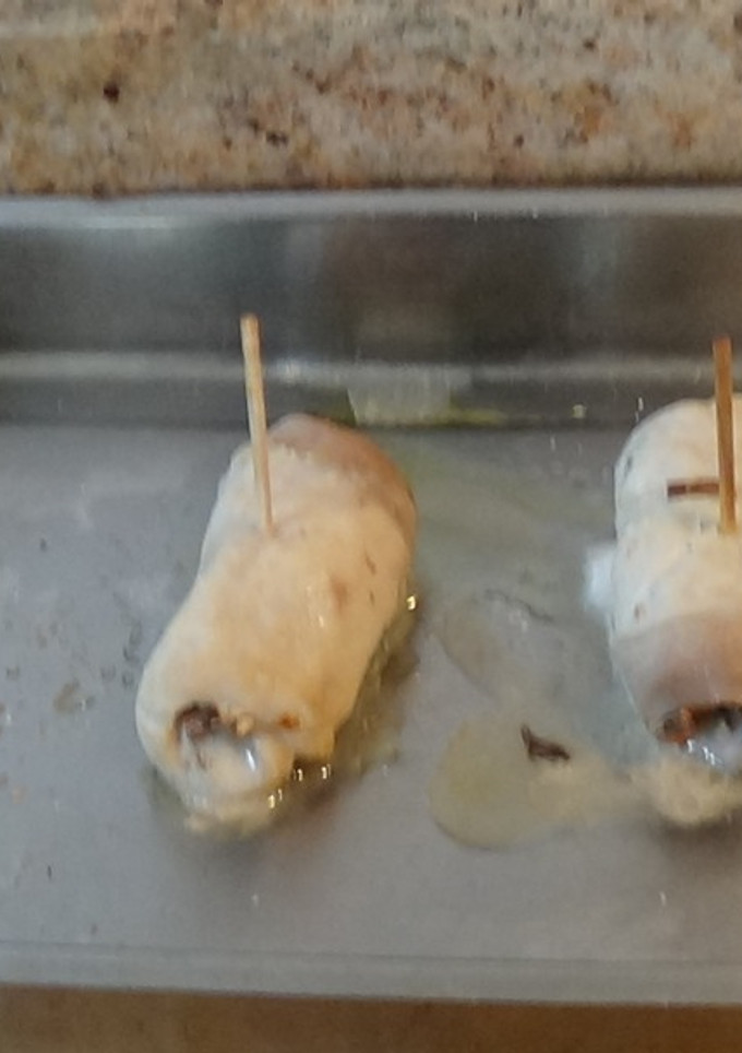 Una foto de Popietas de lomo y boletus