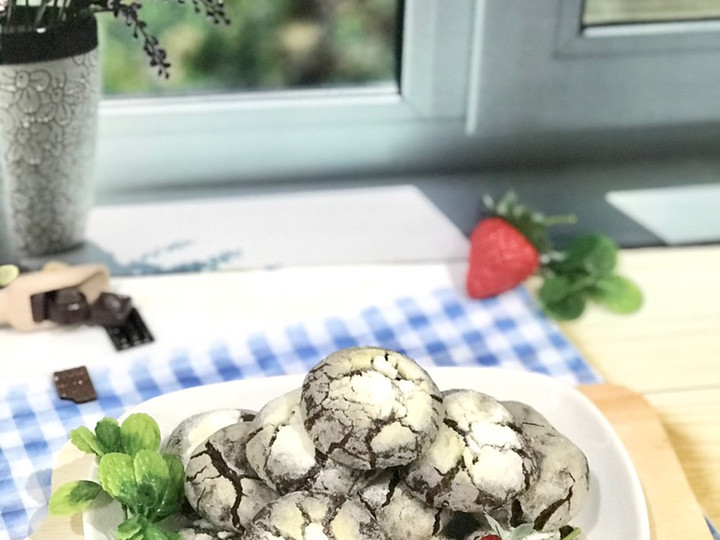 Resep Almond Crinkle Cookies yang Lezat Sekali