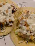 Salmon tacos