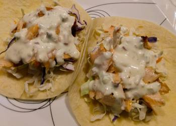 Easiest Way to Prepare Delicious Salmon tacos