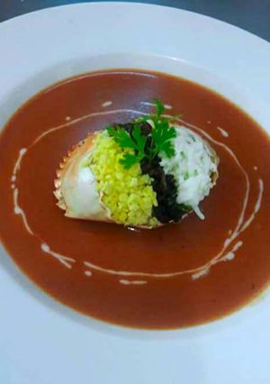 A picture of Crab Bisque.
