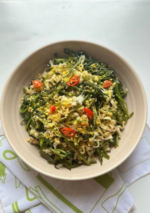 Foto resep Mie Goreng Kangkung