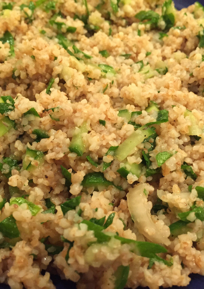 A picture of Tabbouleh.