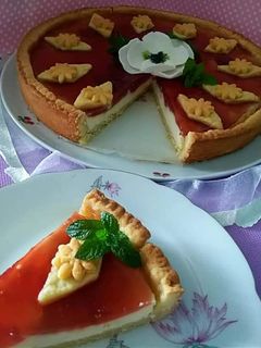 Foto di Crostata di ricotta e la confettura di fragole 🍓🍓